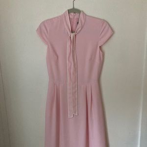 J Crew pink midi dress!